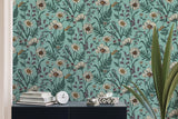 FD43338 Arden Blue Wild Meadow Wallpaper