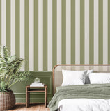 FD43459 Tavish Sage Stripe Wallpaper