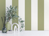 FD43459 Tavish Sage Stripe Wallpaper