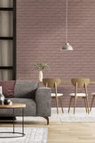 FD43601 Alpin Pink Painted Brick Wallpaper