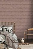 FD43601 Alpin Pink Painted Brick Wallpaper