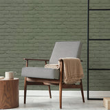 FD43603 Alpin Sage Painted Brick Wallpaper