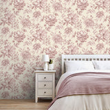FD43609 Gabriela Pink Floral Wallpaper