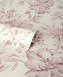 FD43609 Gabriela Pink Floral Wallpaper
