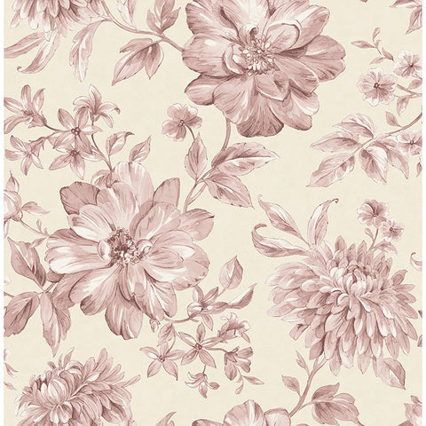 FD43609 Gabriela Pink Floral Wallpaper