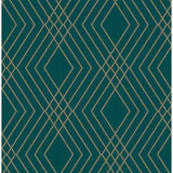 FD43613 Shard Evergreen Trellis Wallpaper