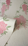 FD43671 Aisla Pink Wisteria Wallpaper