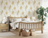 FD43672 Aisla Yellow Wisteria Wallpaper