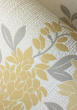 FD43672 Aisla Yellow Wisteria Wallpaper