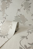 FD43673 Aisla Neutral Wisteria Wallpaper