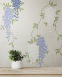 FD43674 Aisla Blue Wisteria Wallpaper