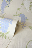 FD43674 Aisla Blue Wisteria Wallpaper