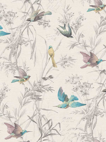 FJ40910 Birds of Paradise Frost Wallpaper