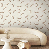 FM1024 Lunula Clay Wallpaper