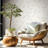 FM1025 Lunula Ivory Wallpaper