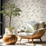 FM1026 Lunula Taupe Wallpaper