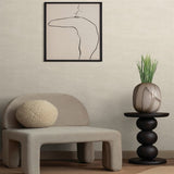 FM1034 Higher Ground Geo Straw Wallpaper