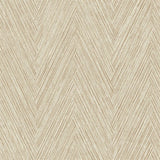 FM1053 Thatched Chevron Terracotta Wallpaper