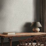 FM1055 Thatched Chevron Dove Wallpaper