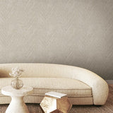 FM1056 Thatched Chevron Linen Wallpaper