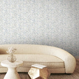 FM1081 Kaleidoscopic Blue Wallpaper