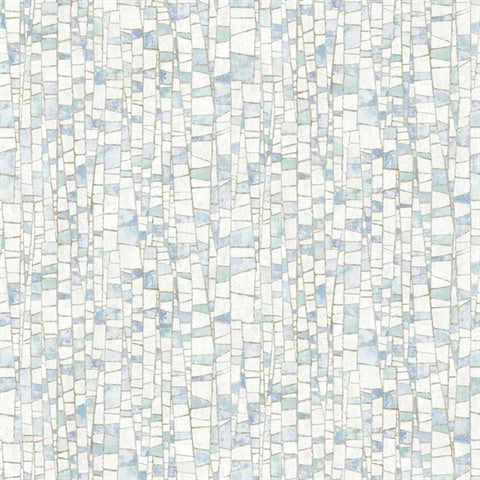 FM1081 Kaleidoscopic Blue Wallpaper