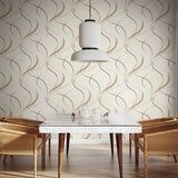 FM1091 Ink Flow Baked Clay Wallpaper