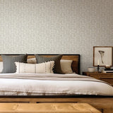 FM1102 Looking Glass Grey & Silver Wallpaper