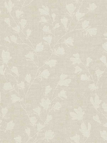 FS72011 Floral Trail Motif Cream Beige Wallpaper