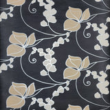 8226, WD2913 Floral black beige plants leaves botanical signature flourish Wallpaper rolls 3D