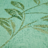9122 Floral green brass metallic leaves botanical plant branches tropical Wallpaper