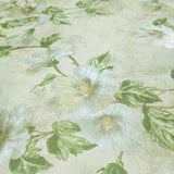 8955 Floral trailing beige cream flowers leaves botanical blossom plants Wallpaper 3D