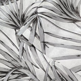 Z77549 Floral tropical modern Gray off white palm leaves textured wallpaper rolls 3D