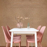 G103 Orange copper metallic Chip Stone Natural real Mica Wallpaper Plain Textured