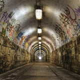 G45281 Tunnel 6 Panel Beige Mural