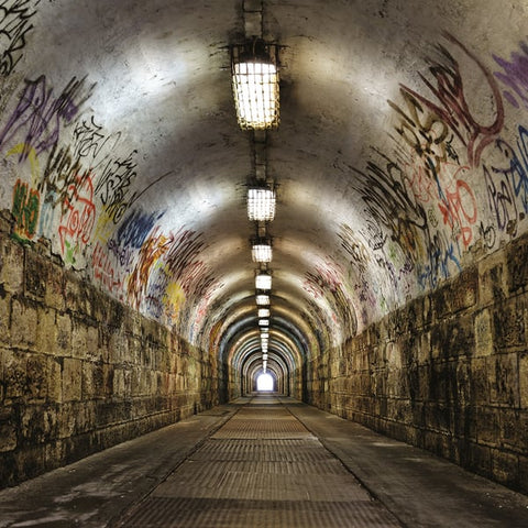 G45281 Tunnel 6 Panel Beige Mural