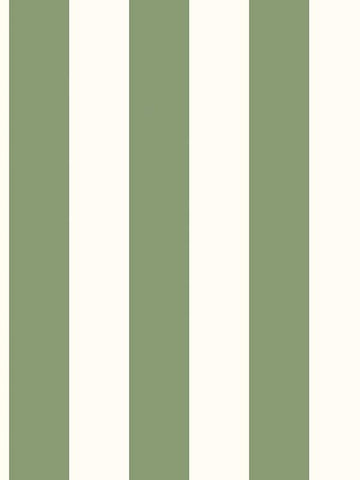 G45401 Awning Stripe Green Wallpaper