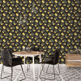 G45411 Citron Botanical Wallpaper 