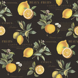 G45411 Citron Botanical Wallpaper 