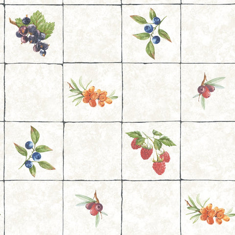 G45417 Fruit Tile Wallpaper