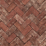 G45424 Herringbone Brick Wallpaper