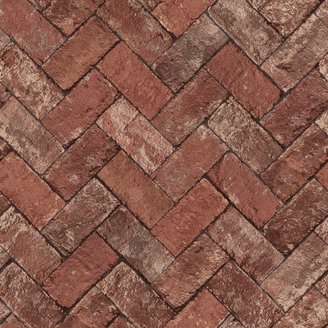 G45424 Herringbone Brick Wallpaper
