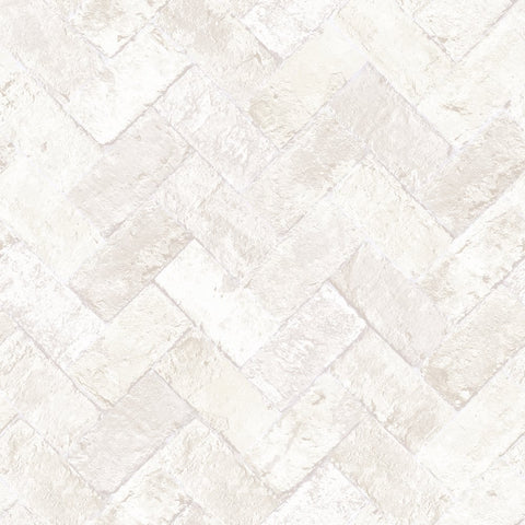 G45427 Herringbone Brick Wallpaper