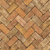 G45428 Herringbone Brick Wallpaper