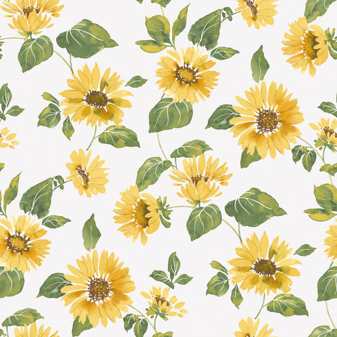 G45458 Sunflower Trail Wallpaper