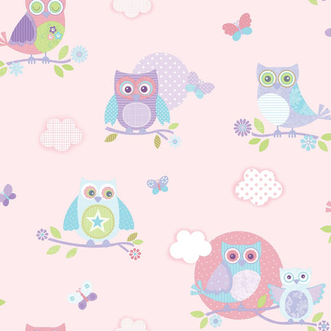 G56036 Just 4 Kids 2 Owl Wallpaper