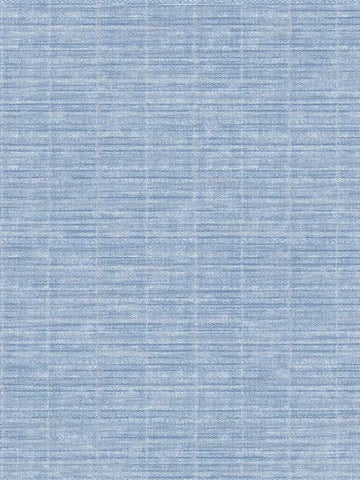 G56632 Woven Weave Texture Blue Wallpaper