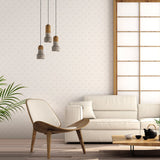 G56682 Ogee Floral Wallpaper 