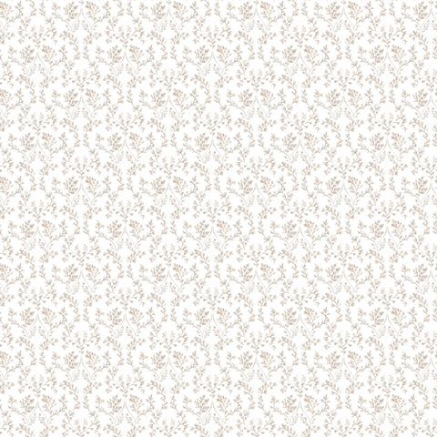 G56682 Ogee Floral Wallpaper 