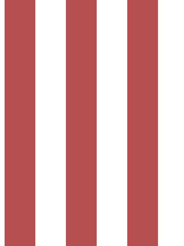 G67525 Awning Stripe Red Wallpaper